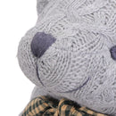 14 Inch Teddy Bear Stuffed Animal Knitting Plush Toy Adjustable Joint Kids Christmas Birthday Gift