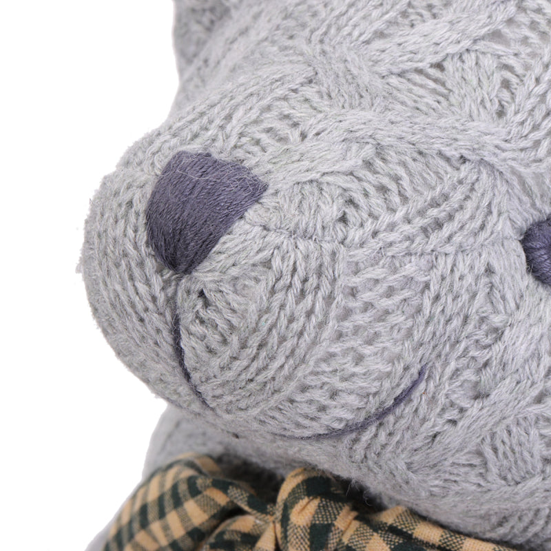 14 Inch Teddy Bear Stuffed Animal Knitting Plush Toy Adjustable Joint Kids Christmas Birthday Gift