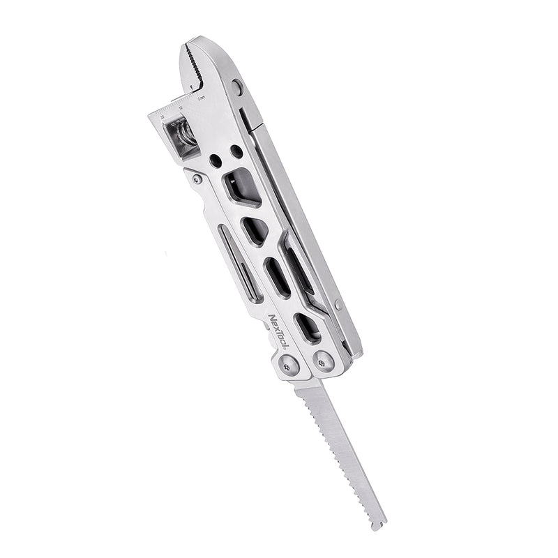 [Upgraded Version] NEXTOOL 10 IN 1 DIY Multitool Wrench Pliers Tool Foldable EDC Ruler with Bits For Survival From Xiaomi Youpin