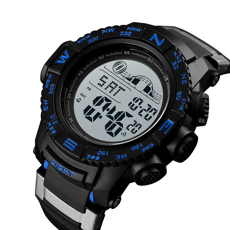 SKMEI 1380 Chrono Luminous Clock Date Week Display Digital Watch