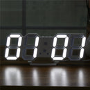 Large Modern Digital Led Skeleton Wall Clock Timer 24/12 Hour Display 3D Gife