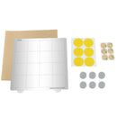 220*220mm Heated Bed Platform Hot Bed Steel Plate with Circular Magnet + Magnetic Sticker + PEI Sheet for Prusa I3 3D Printer