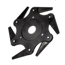 6 Steel Blades Razors Black Trimmer Head Lawn Grass Weed Eater Brush Cutter