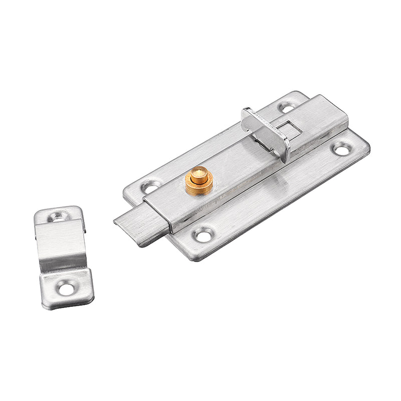 Stainless Steel Automatic Spring Door Sliding Latch Lock Barrel Bolt Anti-Theft Hardware