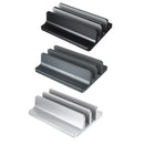 Space-saving Desktop Aluminum Alloy Vertical Laptop Holder Tablet Stand Holder For Laptop Notebook Tablet Smart Phone Macbook iPhone