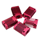 5Pcs 27*20*12mm Aluminum Cooling Heatsink Radiator Block for CR-10 Series/ Ender-3 3D Printer MK10 Extruder