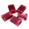 5Pcs 27*20*12mm Aluminum Cooling Heatsink Radiator Block for CR-10 Series/ Ender-3 3D Printer MK10 Extruder