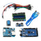 Mega 2560 R3 Starter Kits + HC-SR04 + Breadboard Cable + Relay Module + W5100 UNO Shield + LCD 1602 Keypad Shield