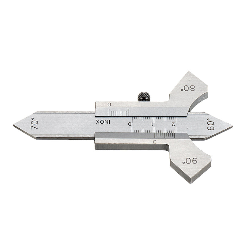 Machifit Welding Gauge Weld Inspection Gage Weld Seam Bead/Fillet/Crown Test Ulnar Ruler 60 70 80 90 Degree Angle Measure