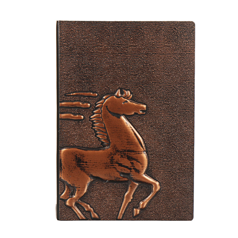 1 Piece European Retro 3D Embossed PU Notebook A5 Bronze Color Notepad Vintage Journal Diary Stationery Supplies