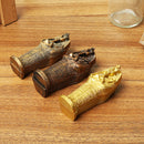3.7 Inch Egyptian Pharaoh Miniature Figurine Resin Coffin Craft Ornament Home Decorations