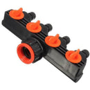 Universal 4 Way Household Garden Water Separator G1/2" G3/4" G1 Hose Pipe Splitter Valve Quick Connector Adapter for Irrigation Watering