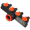 Universal 4 Way Household Garden Water Separator G1/2" G3/4" G1 Hose Pipe Splitter Valve Quick Connector Adapter for Irrigation Watering