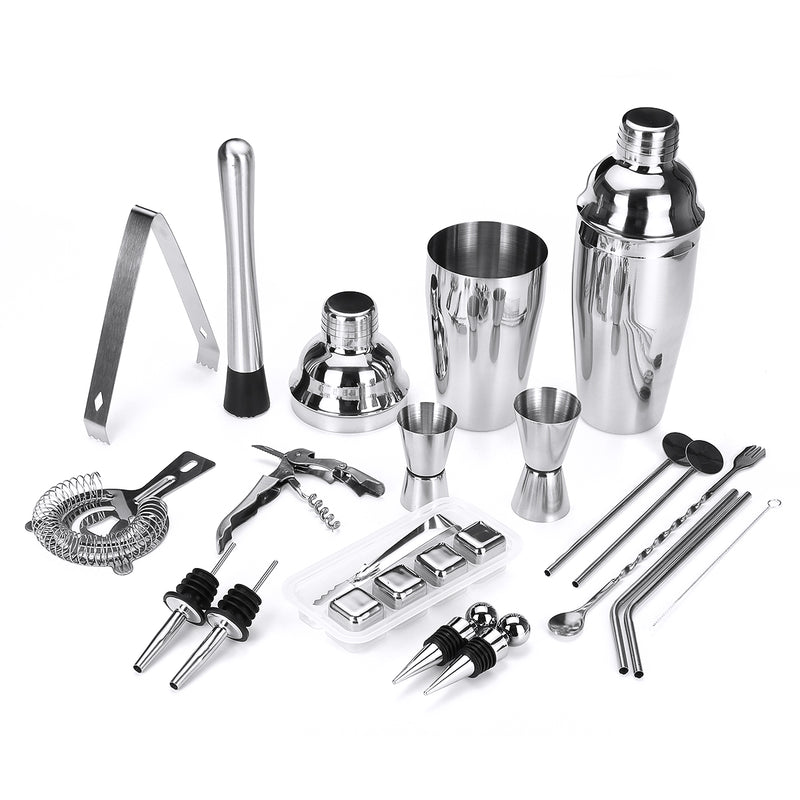 22PCS Cocktail Xixing Tool Alcohol Blending Set Cocktail Mixing Tools Cocktail Shaker  Cocktail Set