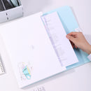 XIAOMI Ecosystem Deli 72470 Organ Bag 13 Grids A4 Expanding File Folder Student Paper Booklet Container Business Multi-function Conference Desktop Document Organizer Random Color