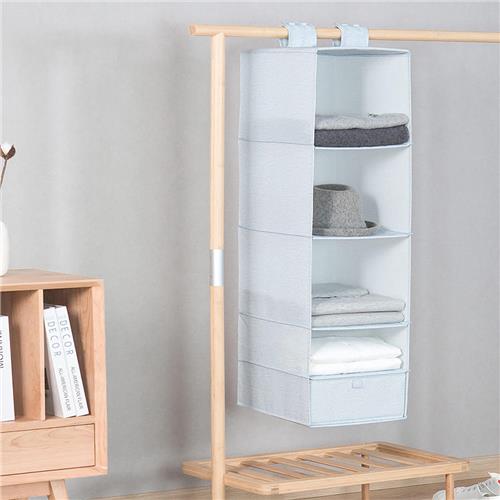 5 Layers Hanging Closet Organizer From Xiaomi Youpin Household Hanging Foldable Storage Bag