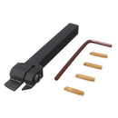 MGEHR 1010-2 10x10x100mm Lathe Turning Tool Holder With 4pcs MGMN200 Inserts