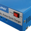 LCD 12V/24V Intelligent Automatic Battery Charger Pure Copper Charger Pulse Repair Type Maintainer for Lead Acid Battery