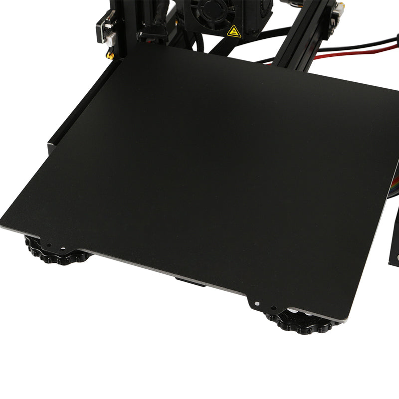 220x220mm Magnetic Sticker B Surface with Black Double Texture PEI Powder Steel Plate for 3D Printer