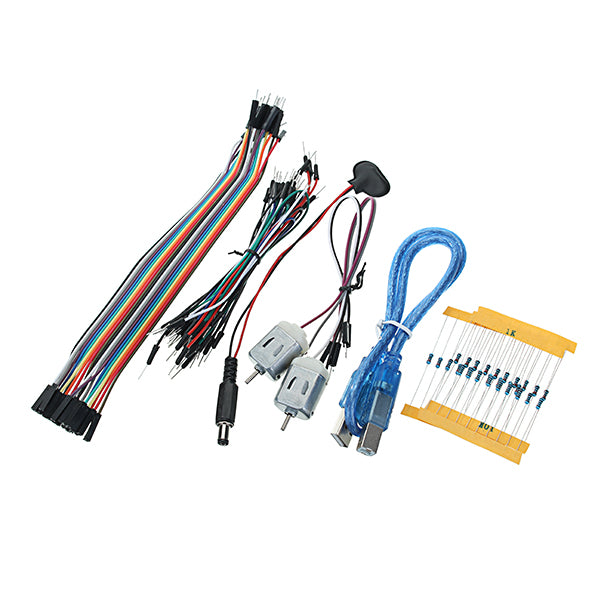UNO R3 Starter Kits 1602 LCD L293D Motor LED Matrix MB102 Breadboard