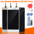 LCD Display+Touch Screen Digitizer Assembly Replacement With Tools For Xiaomi Redmi 3 3S 3X 3 Pro