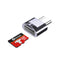 Biaze Type-C Card Reader TF Card Reader USB C OTG Memory Card Adapter Smart Card Reader for Android Phones Type-C Port