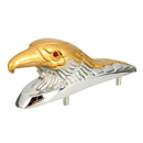 Motorcycle Front Fender Eagle Head Eyes Matt Bonnet Ornament Statue