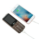 OEINA T18 2.4 Inch 2500mAh Big Battery 3 Sim Card Power Bank bluetooth Flashlight Feature Phone