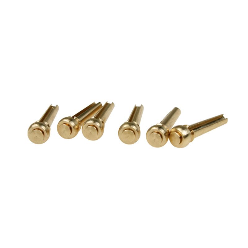Flanger Cupreous Brass Guitar Bridge Pins Set Guitar Instrument Parts