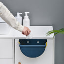Kitchen Trash Can Collapsible Wall Mounted Garbage Trash Bag Holder