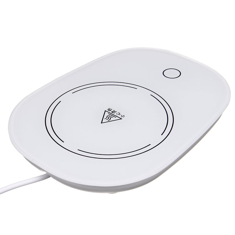 Smart Cup Warmer Heat USB Beverage Mug Mat Office Tea Coffee Heater Pad Timing