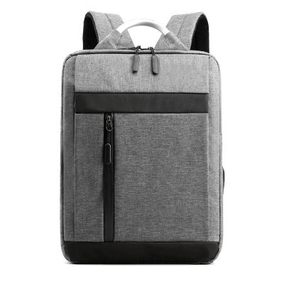 15.6 inch Laptop Bag with USB Charging Port High Capacity Multifunction Backpack School-Bag Travel-Bag Oxford