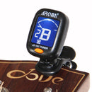 AROMA AT-101 Portable Clip-on Guitar Bass Violin Ukulele Tuner Tuning
