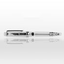 Penbbs 268 Vacuum Filling Fully Transparent Fountain Pen 0.5mm Nib Writing Signing Pen Office School Stationery Supplies Gift for Students Friends Family