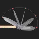 LAOTIE Portable Foldable Multi-function Tri-fold Shovel Outdoor Survival Tool Camping Shovel