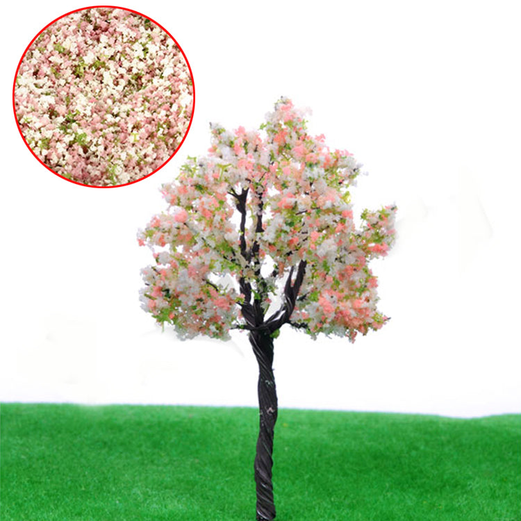 DIY Handmade Building Model Material Grass Tree Powder Pink Mixture Pollen