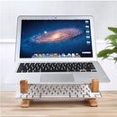 Multifunctional Wooden Detachable Desktop Stand Holder for Macbook Laptop Tablet Phone Keyboard