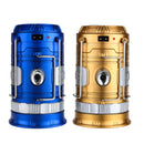 Portable Rotate Zoom Lantern Camping Tent LED Solar USB Rechargeable Flashlight Torch