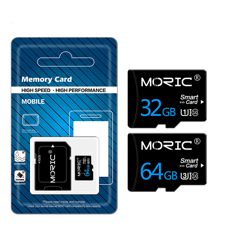MORIC Class10 U1 U3 Memory Card TF Card 128GB 64GB 32GB TF Flash Card Smart Card for Smart Phone