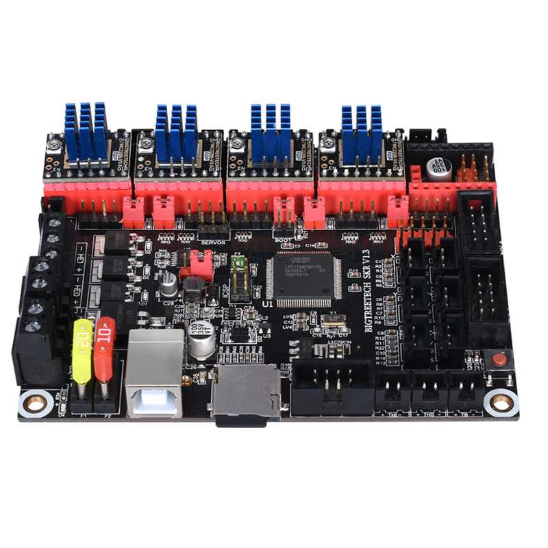 BIGTREETECH SKR V1.3 Controller Board With 5Pcs DRV8825 Stepper Motor Drivers Mainboard Kit for 3D Printer