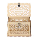 Rustic Wedding Card Box Birthday Party DIY Wooden Gift Case With Lock Weddings Decor