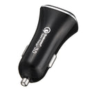 iMars QC3.0 Qualcomm 36W Dual USB Port Fast Charge Car Charger High Power