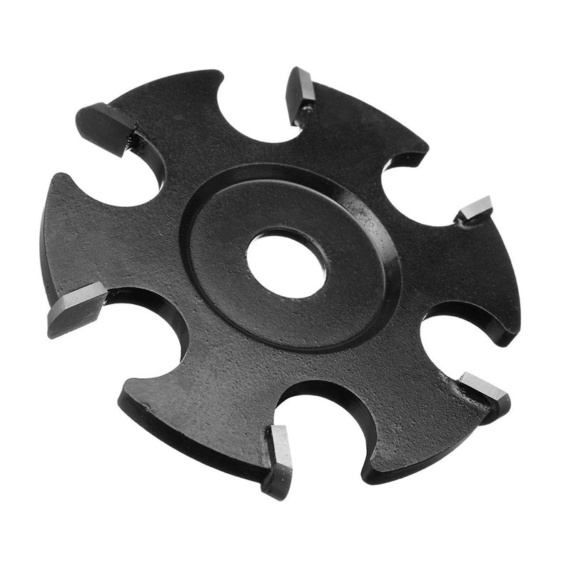 75-100mm Diameter 16mm Bore Black Hexagonal Blade Power Wood Carving Disc Angle Grinder Attachment