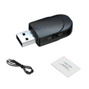 iMars KN330 bluetooth 5.0 Audio Receiver Transmitter 2-in-1 USB 3.5mm AUX Jack Stereo Adapter for TV Headphone PC Car CD Player