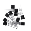 600Pcs 10Values 60 Each Transistors Kit BC337 BC327 2N2222 2N2907 2N3904 2N3906 S8050 S8550 A1015 C1815 Transistor