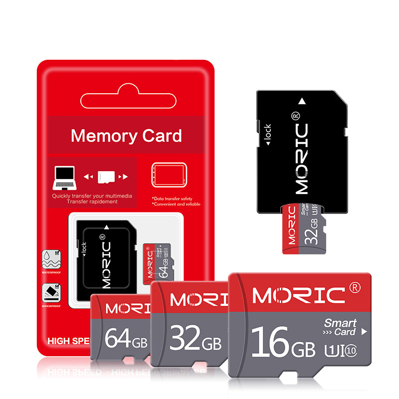 MORIC TF Card Memory Card 128GB 64GB 32GB High Speed TF Flash Card Memory TF SD Cards for Tablet camera mobile phone