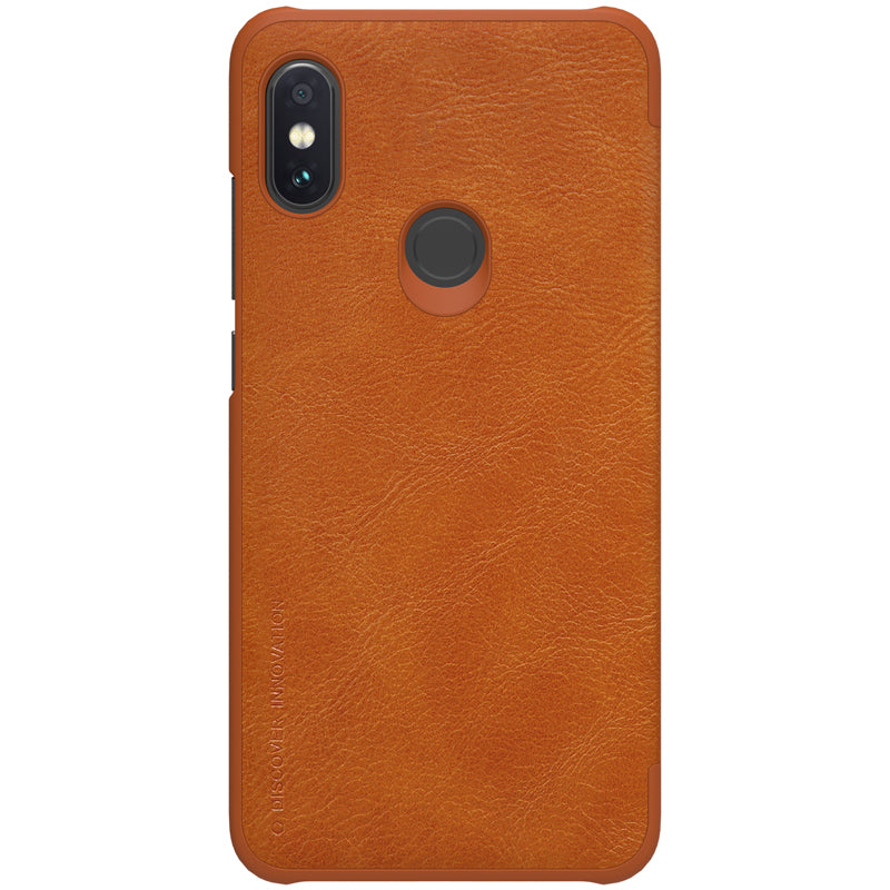 NILLKIN Flip Shockproof Smart Sleep Leather Protective Case For Xiaomi Redmi Note 6 Pro