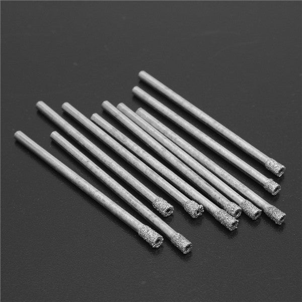 10pcs 3mm Diamond Coated Hole Saw Drill Bits Set Core Marble Glass Granite Drill Bits