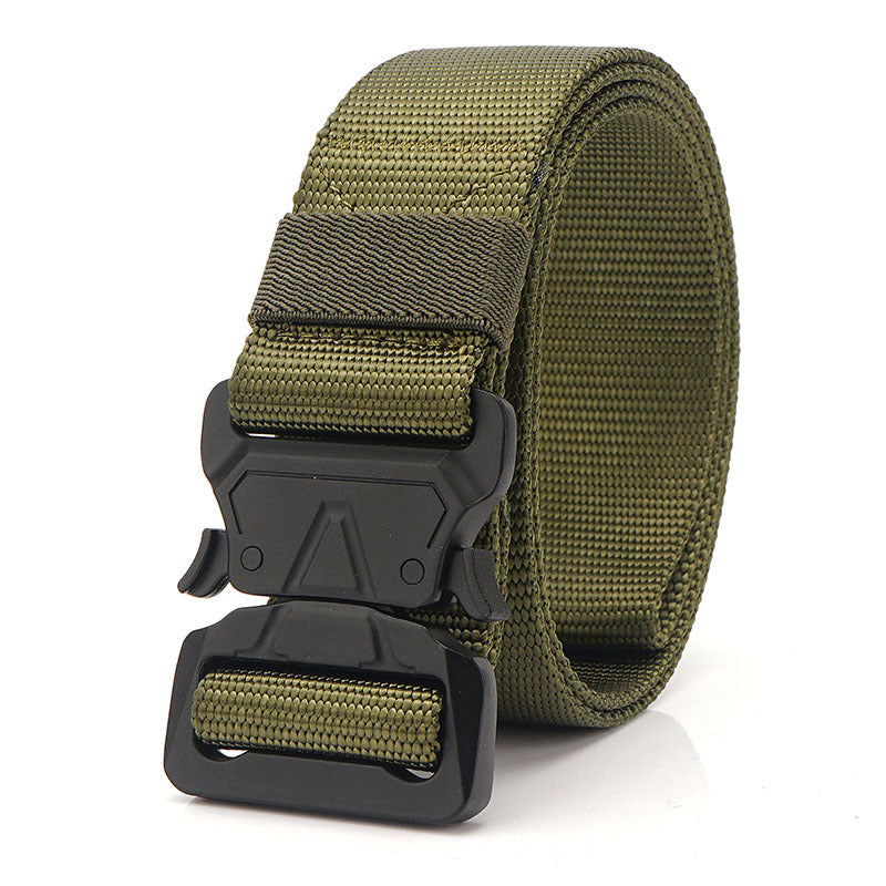 125cm AWMN C1B1 3.8cm Nylon Tactical Belt Quick Release Inserting Buckle Military Tactical Belt Leisure Belt