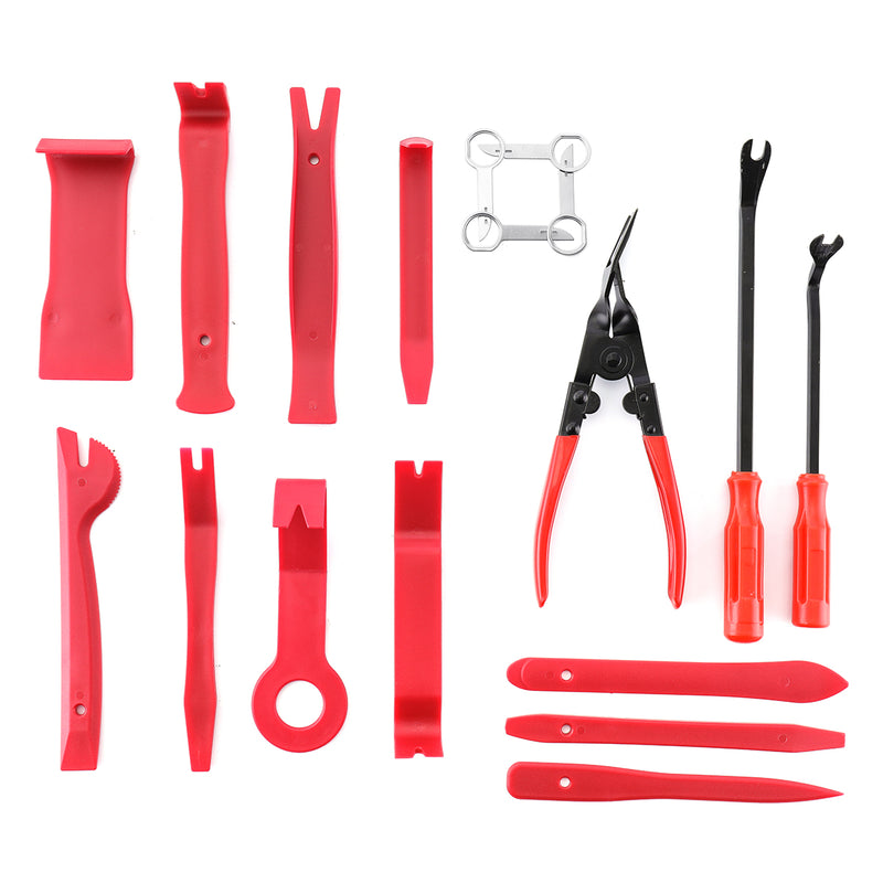 MATCC 18pcs Car Stereo Panel Removal Tools Kit Nylon for Car Panel Dash Audio Radio Removal Installer and Repair Pry Tool Kits